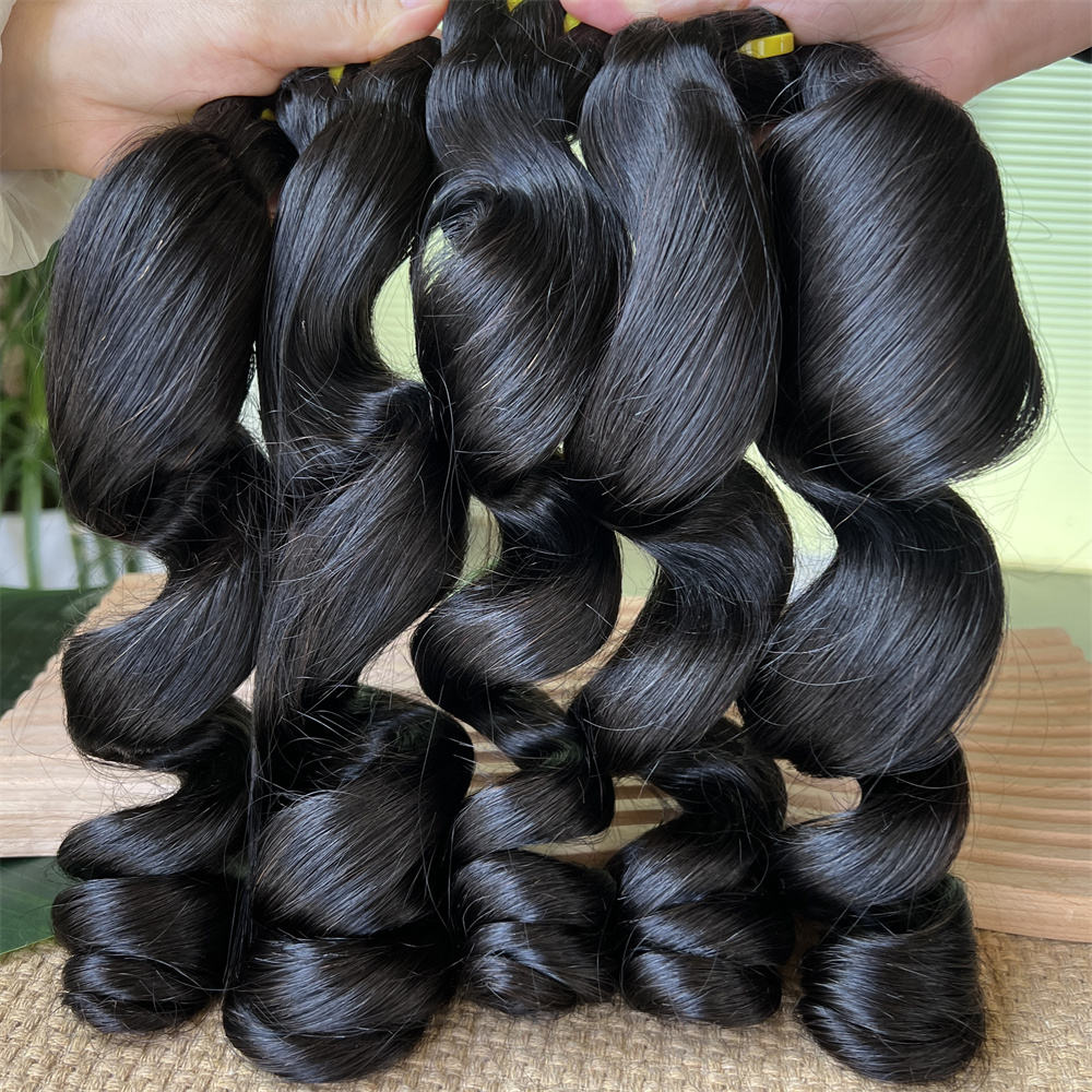 SPIRAL WAVE BRAZILIAN VIRGIN HAIR EXTENSIONS