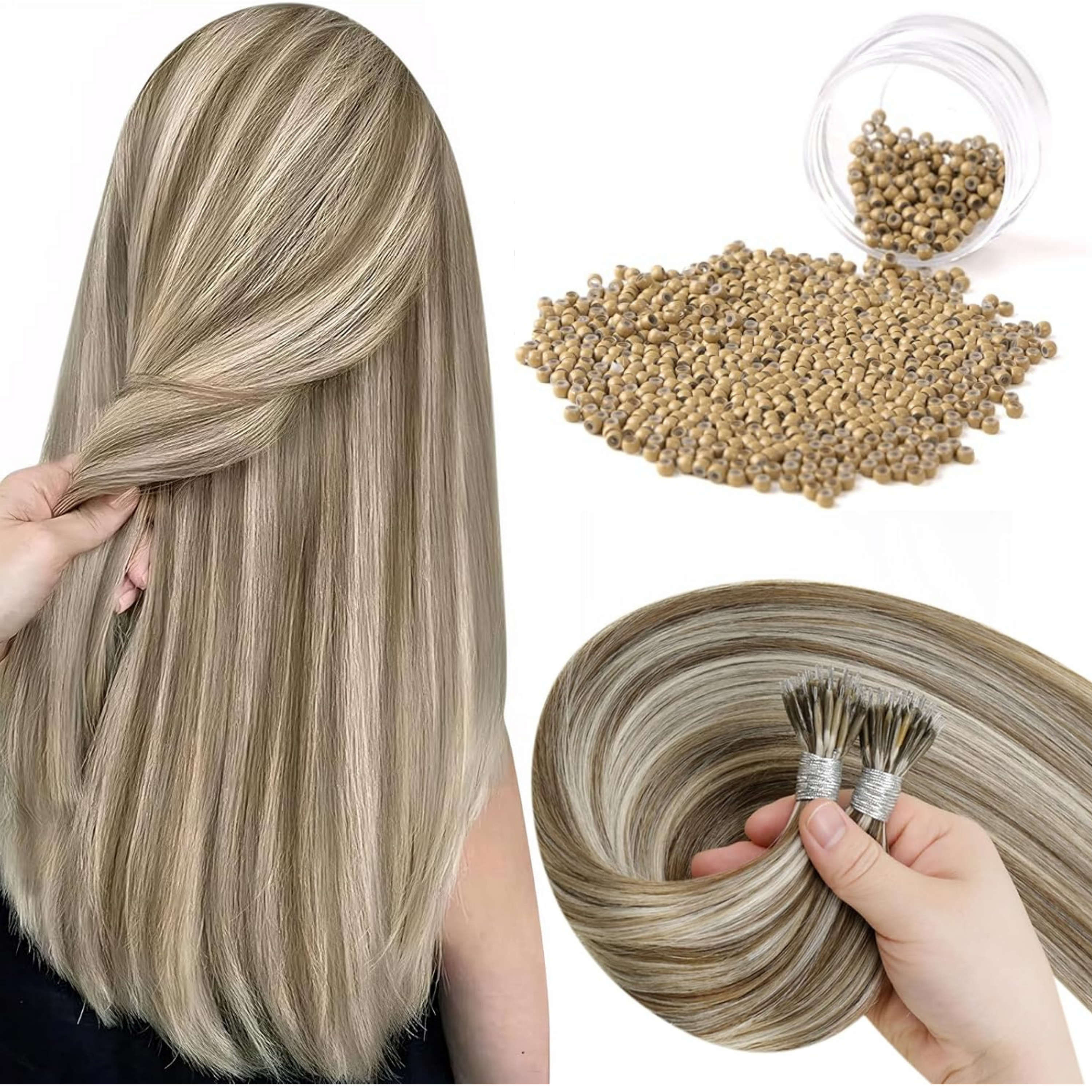 Nano Ring Hair Extensions #8/24