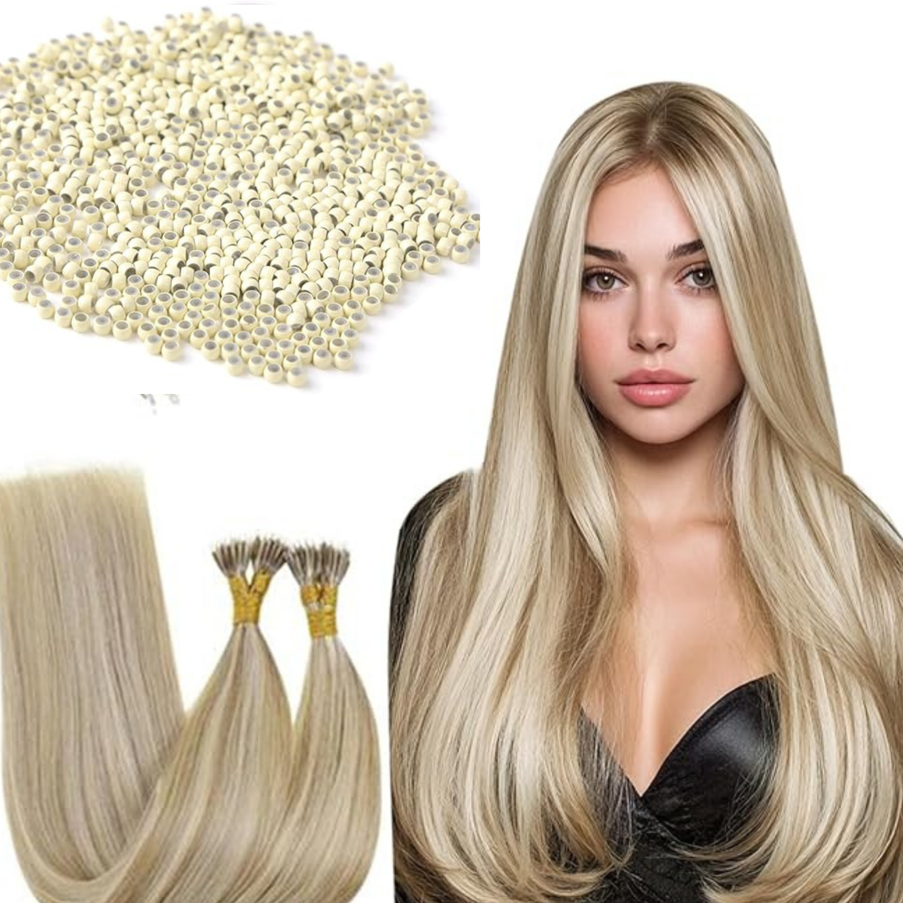 Nano Ring Hair Extensions #8/60