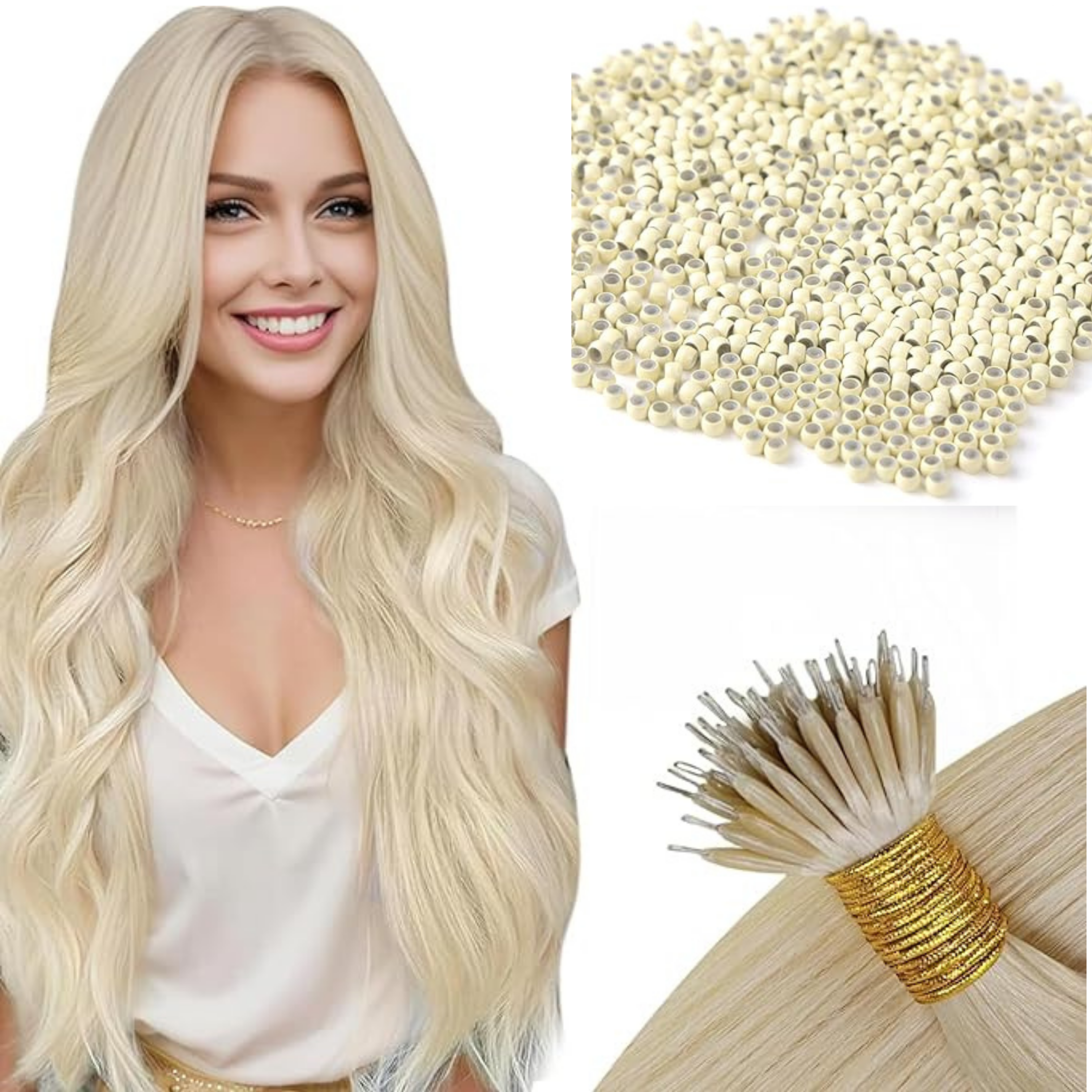 Nano Ring Hair Extensions #60