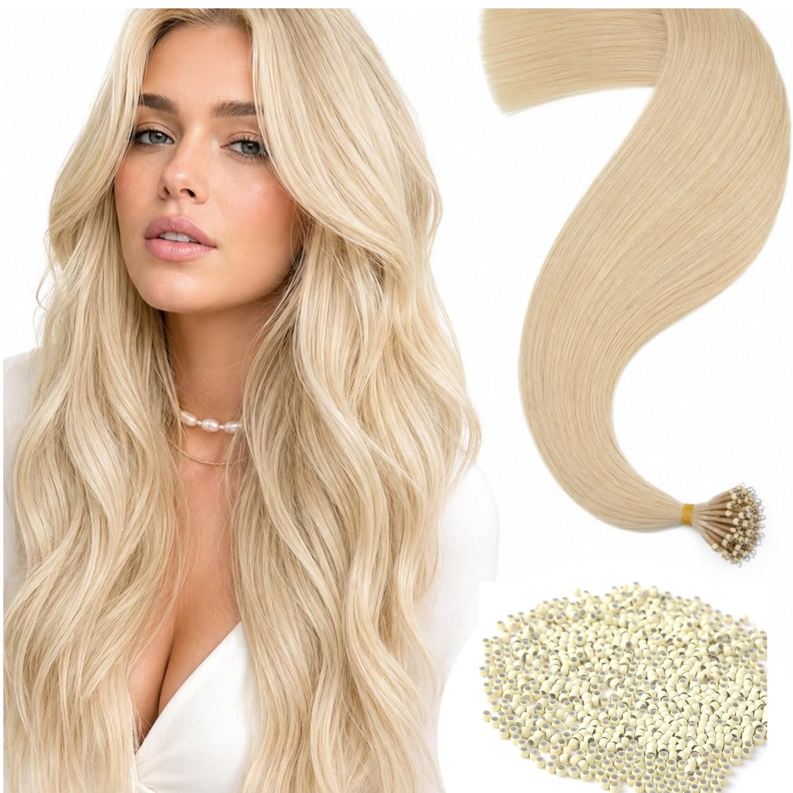 Nano Ring Hair Extensions #613