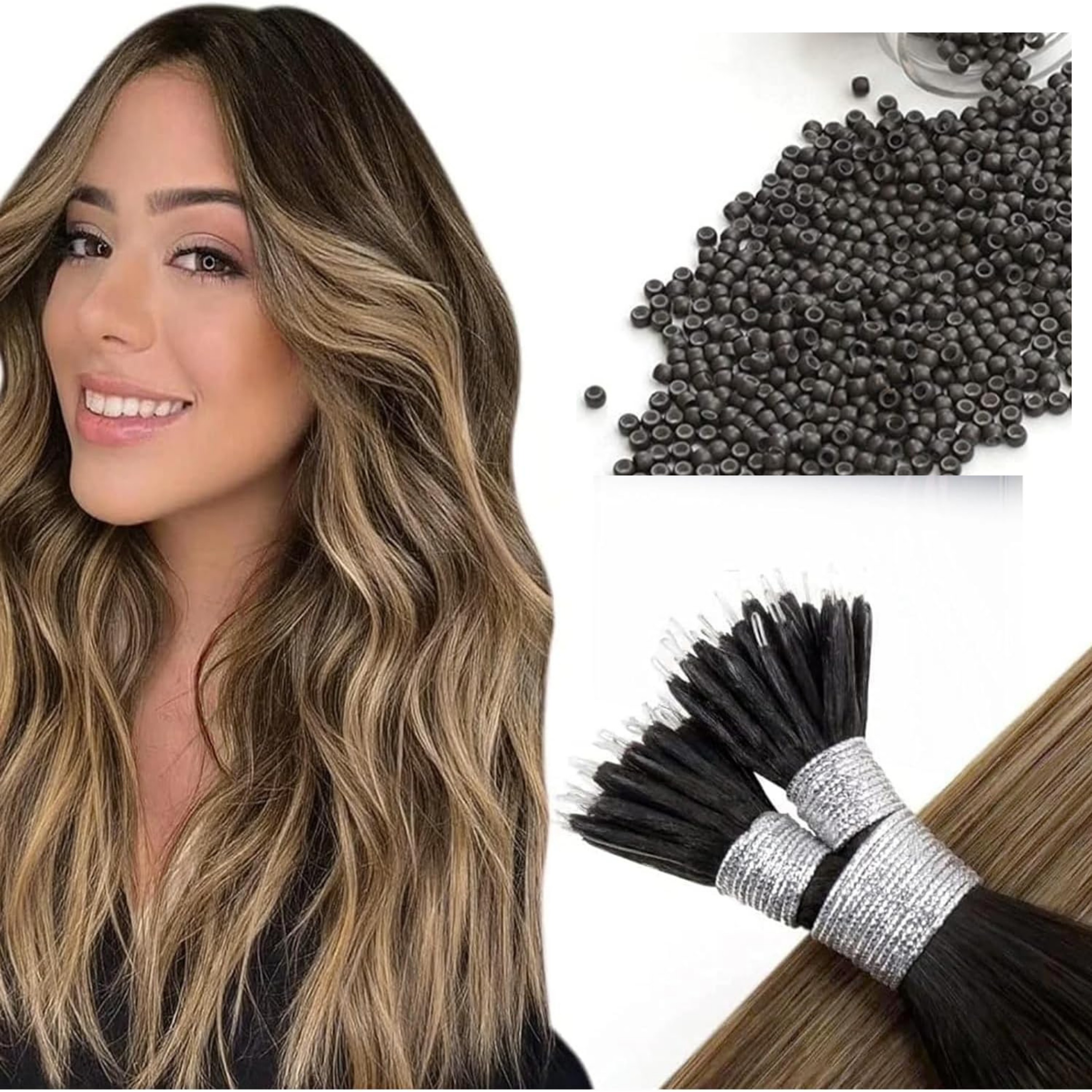 Nano Ring Hair Extensions #2/6/18